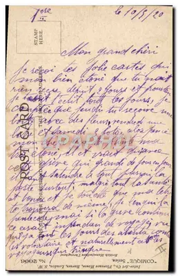 Matrose, der an seine Geliebte schreibt — An die, die ich liebe! — J. Royold & Gill — Rückseite