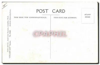 Uma escolta militar — Fred Spurgin — Inter-Art Co. 'STEADFAST' Série No. 942 — Verso