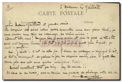 Liceo Pasteur - Neuilly-Paris — Ambulanza Americana — Guerra 1914-1917 — Verso