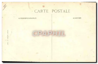 Desfile de Paris — General Pershing — 14 de julho de 1919 — Verso
