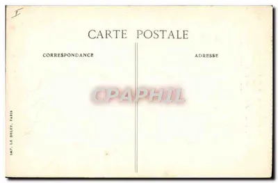 Bois-Belleau perto de Château-Thierry (Aisne) — Posto de Observação Americano — Imp. Le Deley, Paris — Verso