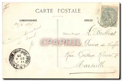 Cartolina d'epoca Militaria Plus que Jours — Verso