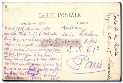 Chalon-sur-Saône — A Saône e os Chantiers do Petit Creusot — LL. n°87 — Verso