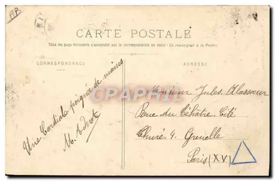 Contratorpedeiro em testes — Coleção H. Laurent, Fugé-Louis — n° 2565 — Verso