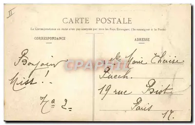 Rouen - Teatro dos Artes e Cours Boieldieu — C.V. 435 — Verso