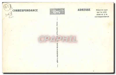 Le Col du Lautaret (2.075 m) et la Chaîne de la Meije (3.242 m) — vus des Pentes du Grand Galibier — LL. — 1956 — Verso