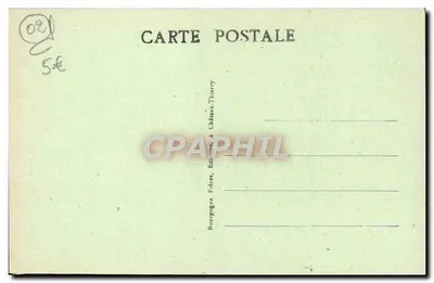 Laon (Aisne) - A Catedral — Editor H. Auzoux, Laon, n°1 — Verso