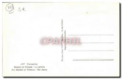Il Hamlet di Trianon — La Laiterie — Edizioni d'Arte 'LYS' — Verso