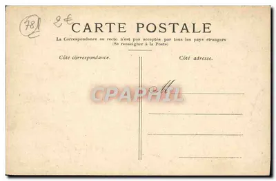 Versailles — Pátio Real e Estátua de Luís XIV. — Verso