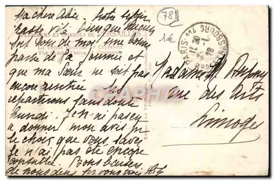 Estátua de Vênus — Versailles — editada por Yvon — Verso