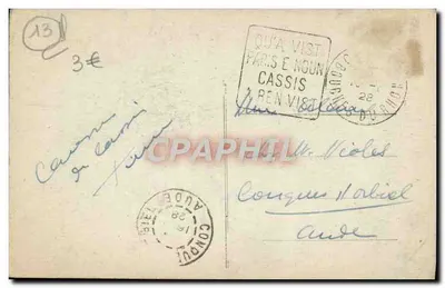 CASSIS — Calanque d'Enveau — Wydawnictwo L. Tissot — Rewers