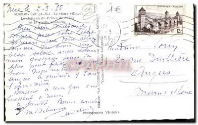 Éze (A.M.) — Stare miasto i stara latarnia — Wydawnictwo Autentyczne — Rewers