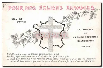 St-Quentin Kilisesi — Reims Kilisesi — Thann Kilisesi — Kiliseye girmek — Reform Kilisesi — Reform Kilisesi Günü — Haziran 1916 — Arka yüz