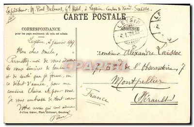Leysin — En trine de bob — Ch. Traphagen, editor, Leysin — Reverso