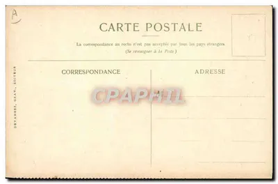 Embarque de una barca-carga — Pondichéry — Compañía de las Messageries Marítimas — Reverso