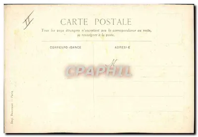 Bilhete postal antigo Bateau Compagnie des Messageries Maritimes Genevriers Um canto das ruínas de Angkor Wisky Dewar — Verso