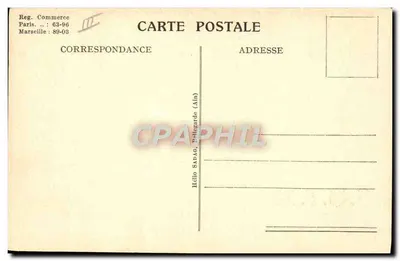 Stoomschip — Algemene Maatschappij voor Zeevaart met Stoom — Marseille — Achterkant