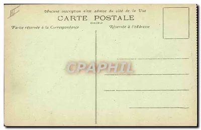 Carri armati Renault — Linea di colonna di mezza sezione — Cartolina militare — Verso