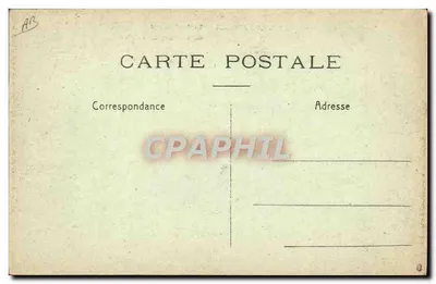 La Pompele — Gefangenes deutsches Panzerfahrzeug — Unbekannter Verlag, Seriennummer 107 — Rückseite