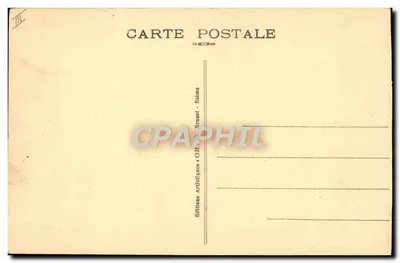 라 폰페레트 요새 — 프랑스 포병에 의해 못 박힌 독일 탱크 — Éditions Artistiques ORa Grunel - Reims — 뒷면