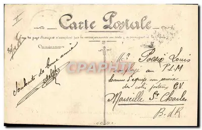 Toulon O Caisso, o pequeno rang, atracação dos torpedeiros — J.V. — n°41 — Verso