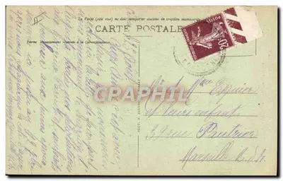 Sarlat - Vista del Teatro - Antiguo Obispado — P.D.S. La Dordogne Pittoresque — Reverso