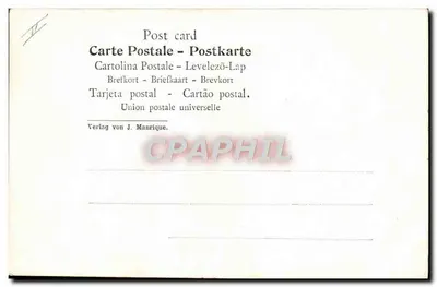 Strasbourg - Teatro - Teatro Statale — editore J. Manrique, n. V — Verso
