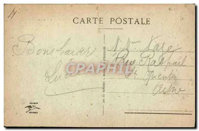 Strasbourg - Teatr — wydawca Ch. Bergeret, nr 261 — Rewers