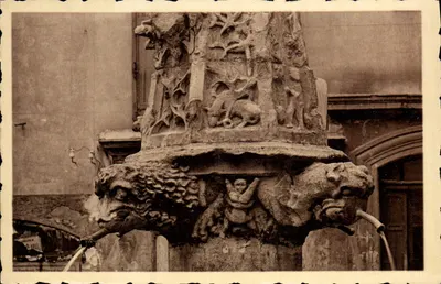 Forcalquier (Basses-Alpes) — Fonte São Miguel — Fot. Combier, Mâcon