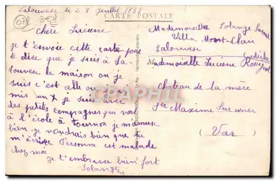 La Louvesc (Ardèche) — Vista panorámica y Carretera de Satillieu — n° 9356 — Reverso