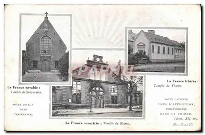Nhà thờ Reims — Nhà thờ St-Quentin — Nhà thờ Thann — Nhà thờ cải cách bị xâm lược — Ngày của Giáo hội Cải cách Tin lành — Tháng 6 năm 1916
