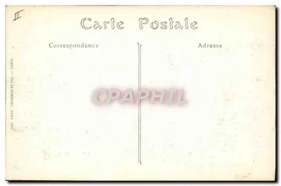 Bombardeio de Reims — Igreja Protestante — Editor: Neufrein & Cie, Paris — Verso