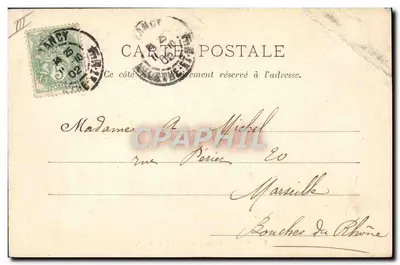 Place Saint-Jean i protestancki tempel — Nancy — Céline Nagny, wydawca, nr 1338 — Rewers