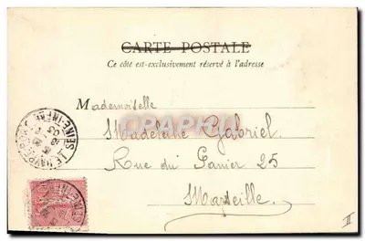 Le Havre — Kościół Ewangelicki — Rue du Lycée — Rewers