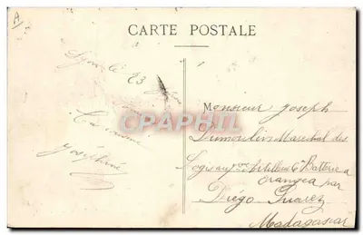 A Cheia da Saône — Janeiro 1910 — Éd. R. — Verso