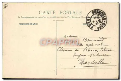 Montanha - Esquiadores nas Alpes - E. Reyraud, Editor, Chambéry — Verso
