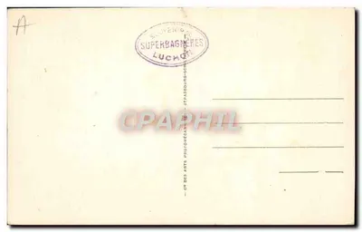 스키 점프 장면, 루숑-수퍼방니에르 — LL.192 — 출판사 Cie des Arts — 뒷면
