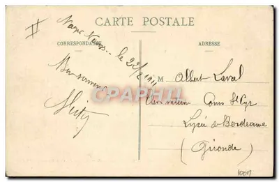 Zima na Ballon d'Alsace — 20 lutego 1910 — A. Cardot, Belfort — Rewers