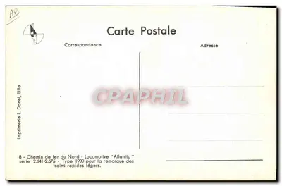 Locomotywa Atlantic — seria 2.641-2.675 — Kolej Północna — Rewers