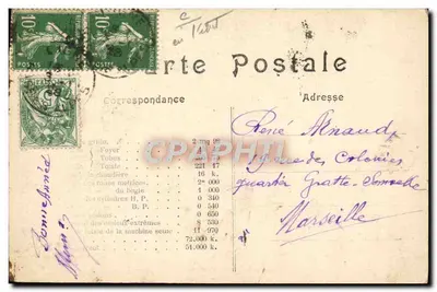 Detalhes da locomotiva Compound n° 2678 — P.L.M. — Série 2621 a 2630 — Paris — Verso