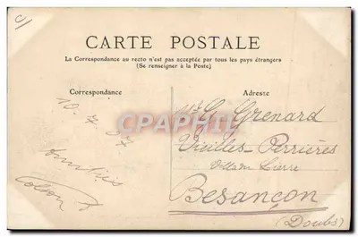 Manoeuvre machine of the Cie du Nord, called "Coueou" — Collection F. Fleury — publisher F. Fleury — Back
