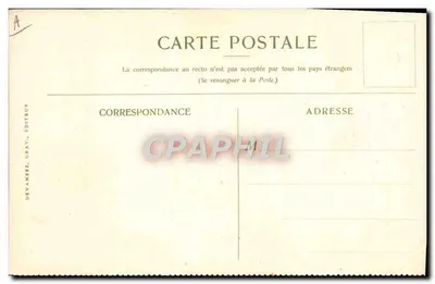 Widok z Benares — Compagnie des Messageries Maritimes — Rewers
