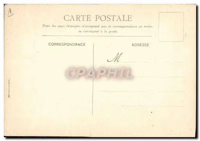 Le Château d'Ussé — vue d'après une aquarelle de M. Ruedolf — éditeur Messageries Maritimes — Verso