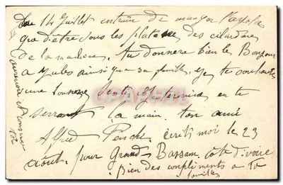 Donna davanti allo specchio — scena intima — Manuel, n° 172 — Verso