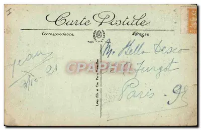 Saint-Brieuc — Il Teatro — L.1. — Editore Lery Fils et Cie, Paris Vassailier — Verso