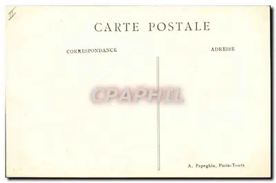 Tours (Loire-et-Loire) — Il Teatro Municipale — A. Papeghin, Parigi-Tours — Verso