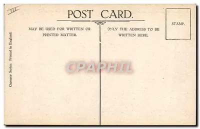 Soldado triste com um pássaro no capacete — C. Gurnsey — Harrow Road, London.W. — Verso