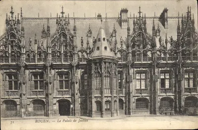 Rouen — Le Palais de Justice — Éditeur inconnu, n° 71