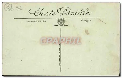 Le Puy — Estátua Colossal de Nossa Senhora da França — Sellecta LL n°97 — Verso