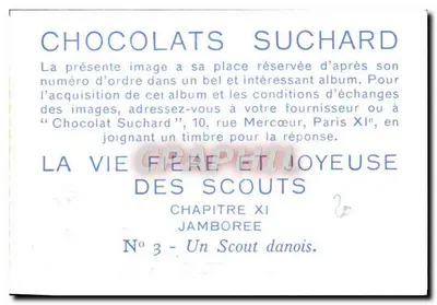 Danoński skaut — Rozdział XI Jamboree — Chocolats Suchard — Rewers